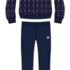 Pigiama Uomo Fila 1086 100% Cotone Caldo Interlock