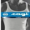 Canottiera Uomo 100% Cotone Costine Cagi 1100