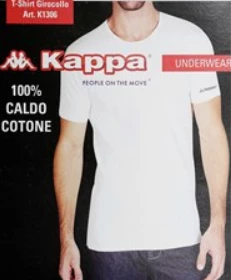 Maglia Uomo Girocollo 100% Cotone Caldo Kappa 1306 1 Maglia Uomo Girocollo 100% Cotone Caldo Kappa 1306