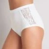 Slip Maxi Donna Cotone Elasticizzato E Pizzo Cotonella GD131