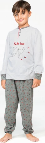 Pigiama Bambino Lungo 100% Cotone Jersey Karelpiu' 0162