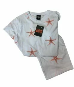 Pigiama Donna Corto 100% Cotone THINK PINK 2004 Outlet