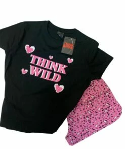 Pigiama Donna Corto 100% Cotone THINK PINK 2010 Outlet