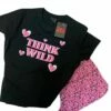 Pigiama Donna Corto 100% Cotone THINK PINK 2010 Outlet