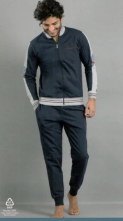 Tuta Uomo Aperta Cotone Felpato Lotto 2012