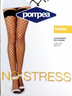 Calza Autoreggente Pompea Rete Grande