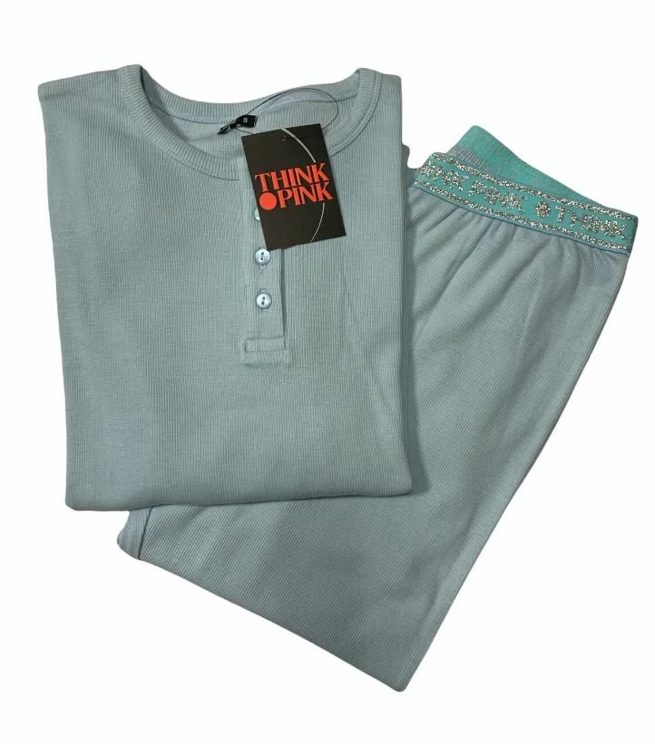 Pigiama Donna 100% Cotone Lungo THINK PINK 2022 Outlet 1 Pigiama Donna 100% Cotone Lungo THINK PINK 2022 Outlet