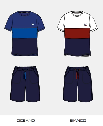 Enrico Coveri Completo Uomo Corto 100% Cotone Coveri Sport 2038 Prezzo Promozionale 2 Enrico Coveri Completo Uomo Corto 100% Cotone Coveri Sport 2038 Prezzo Promozionale - immagine 2