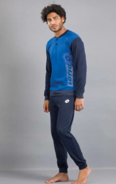 Pigiama Uomo 100% Cotone Caldo Interlock Lotto 2075 Prezzo Promozionale 1 Pigiama Uomo 100% Cotone Caldo Interlock Lotto 2075 Prezzo Promozionale