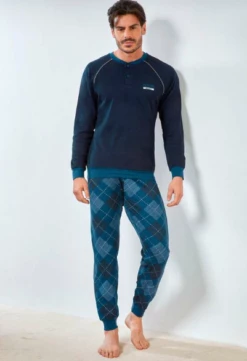Pigiama Uomo Cotone Pesante Enrico Coveri 2094 Special Price