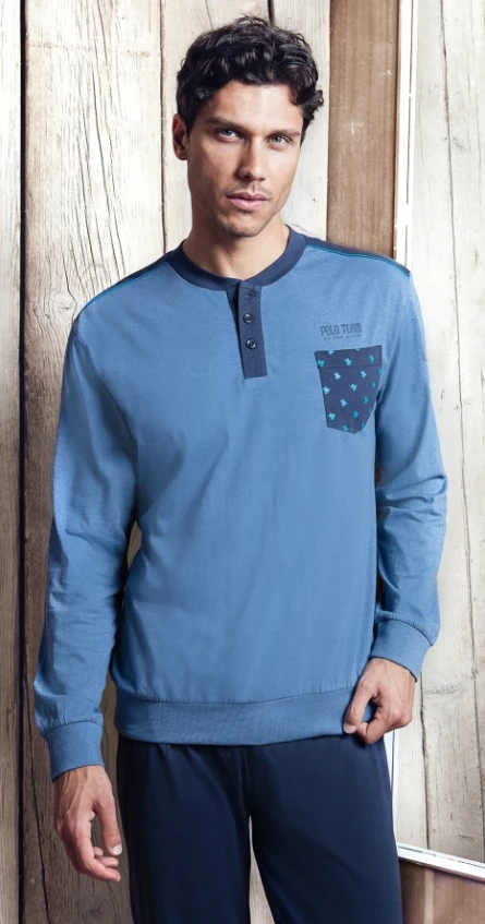 Pigiama Uomo Cotone Nottingham Sport 24060 Outlet 1 Pigiama Uomo Cotone Nottingham Sport 24060 Outlet