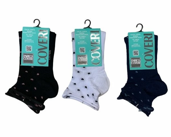 Enrico Coveri Calzino Donna Corto Cotone Mercerizzato Coveri Papaya 237 1 Enrico Coveri Calzino Donna Corto Cotone Mercerizzato Coveri Papaya 237