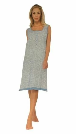 Camicia Da Notte Spalla Larga Calibrata Karelpiu' 0283