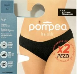 Slip Donna Invisibile Cotone Elasticizzato Pompea Essential