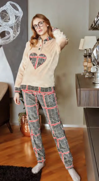 Pigiama Donna Coral Pile Nottingham 35690 1 Pigiama Donna Coral Pile Nottingham 35690