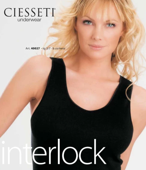 Canottiera Donna Spalla Larga Cotone Felpato Ciesseti 40027 1 Canottiera Donna Spalla Larga Cotone Felpato Ciesseti 40027