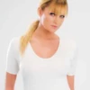 Maglia Donna Mezza Manica Cotone Felpato Ciesseti 40028
