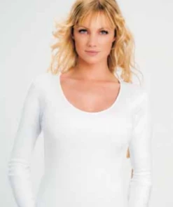 Maglia Donna Manica Lunga Cotone Felpato Ciesseti 40029