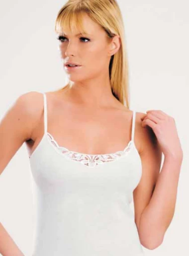 Canottiera Donna Spalla Stretta Lanacotone Ciesseti 40003 1 Canottiera Donna Spalla Stretta Lanacotone Ciesseti 40003