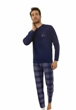 Pigiama Uomo 100% Cotone Invernale Il Granchio 4004