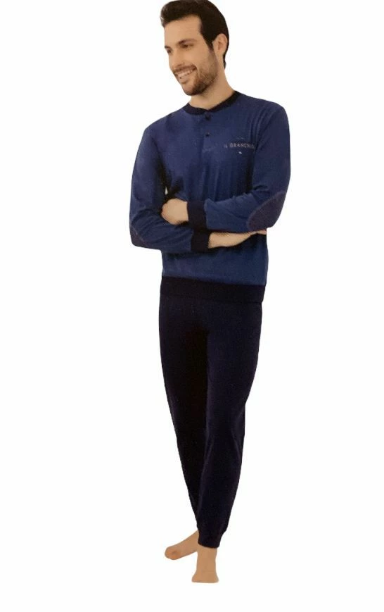 Pigiama Uomo 100% Cotone Caldo Il Granchio 4005 2 Pigiama Uomo 100% Cotone Caldo Il Granchio 4005 - immagine 2