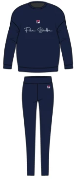 Tuta Donna Girocollo Fila 4057 Cotone Felpato