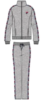Tuta Donna Fila 4058 Cotone Felpato Invernale