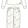 Pigiama Donna Fila 4069 Cotone Caldo Invernale