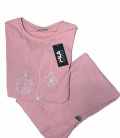 Pigiama Donna Fila 4070 Cotone Caldo Invernale -Sconto Intimo Outlet in Italia 4070 b