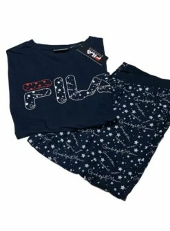 Pigiama Donna Fila 4072 Cotone Caldo Invernale -Sconto Intimo Outlet in Italia 4072 b