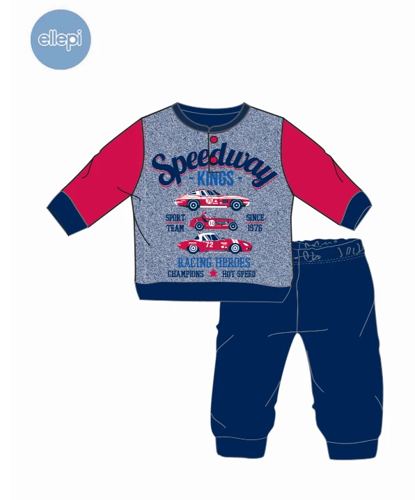 Pigiama Bambino Cotone Felpato Ellepi 4075 Prezzo Promozionale 1 Pigiama Bambino Cotone Felpato Ellepi 4075 Prezzo Promozionale