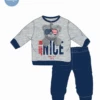 Pigiama Bambino Cotone Caldo Felpato Ellepi 4077 Special Price