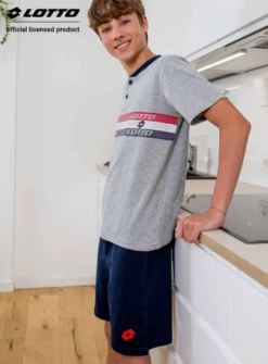 Pigiama Ragazzo Corto Cotone Jersey Lotto 4125 Outlet