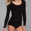 Body Donna Manica Lunga Cotone Elasticizzato Jadea 4154
