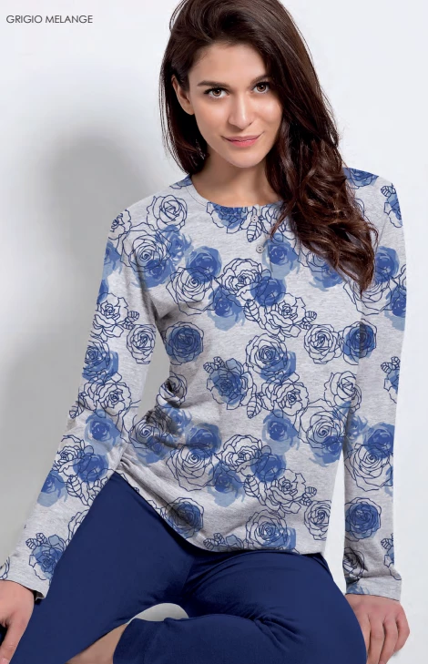 Pigiama Donna Lungo 100% Cotone Jersey Il Granchio Lady 417 Special Price 1 Pigiama Donna Lungo 100% Cotone Jersey Il Granchio Lady 417 Special Price