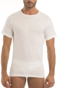 Maglia Uomo Mezza Manica Girocollo 100% Cotone Garda 044