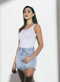 Canottiera Donna Modal Costine Elastico Jadea 4511