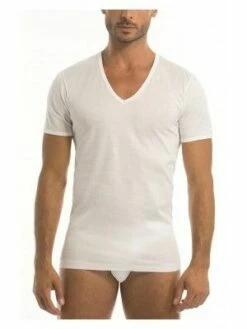 Maglia Uomo Scollo A V 100 % Cotone GARDA 046