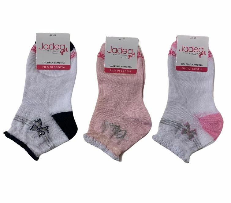 Calzino Bimba Cotone Filo Scozia Leggero Jadea Girl 21010 1 Calzino Bimba Cotone Filo Scozia Leggero Jadea Girl 21010