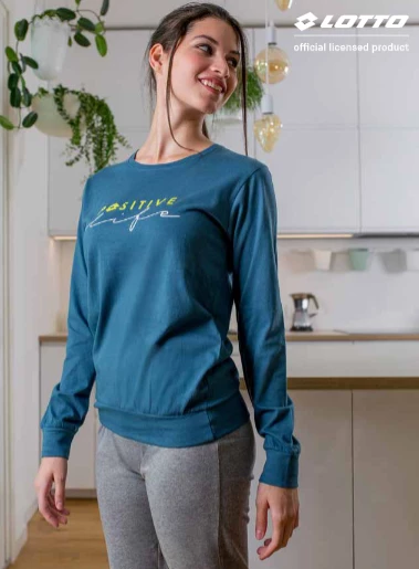 Pigiama Donna Cotone Jersey Lotto 5137 Outlet 1 Pigiama Donna Cotone Jersey Lotto 5137 Outlet
