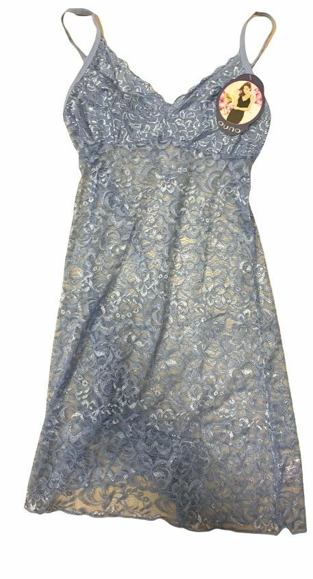 Sottoveste Mini Tutto Pizzo Sexy Ouno 5257 2 Sottoveste Mini Tutto Pizzo Sexy Ouno 5257 - immagine 2