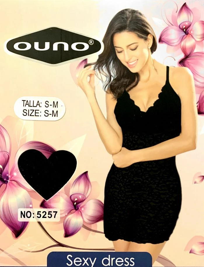 Sottoveste Mini Tutto Pizzo Sexy Ouno 5257 1 Sottoveste Mini Tutto Pizzo Sexy Ouno 5257