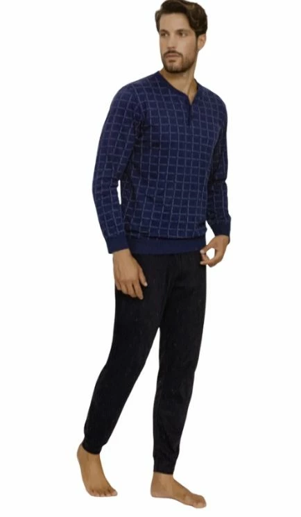 Pigiama Uomo Lungo 100% Cotone Jersey IL GRANCHIO 358 Prezzo Promozionale 2 Pigiama Uomo Lungo 100% Cotone Jersey IL GRANCHIO 358 Prezzo Promozionale - immagine 2