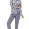 Pigiama Donna 100% Caldo Cotone Il Granchio 6003