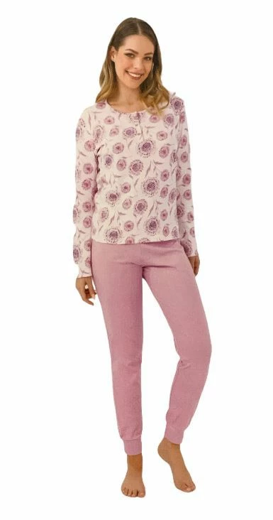 Pigiama Donna 100% Caldo Cotone Il Granchio 6003 2 Pigiama Donna 100% Caldo Cotone Il Granchio 6003 - immagine 2