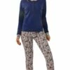 Pigiama Donna 100% Caldo Cotone Il Granchio 6006