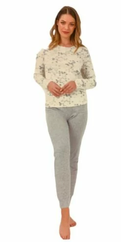 Pigiama Donna Calibrato 100% Caldo Cotone Il Granchio 6007/C -Sconto Intimo Outlet in Italia 6007 pa