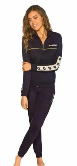 Tuta Donna 100% Cotone Felpato Lotto 6038