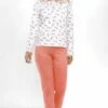 Pigiama Donna Lungo 100% Cotone Jersey Il Granchio Lady 420