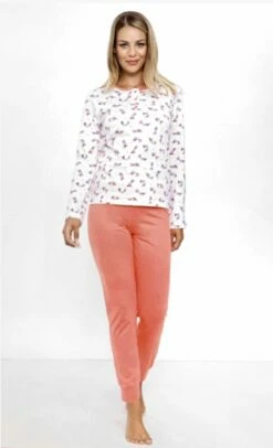 Pigiama Donna Lungo 100% Cotone Jersey Il Granchio Lady 420